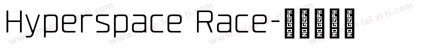 Hyperspace Race字体转换